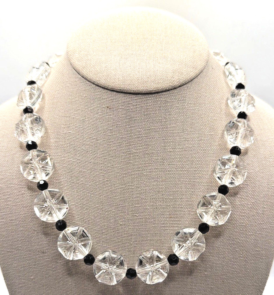 Vintage Acrylic Beaded Necklace