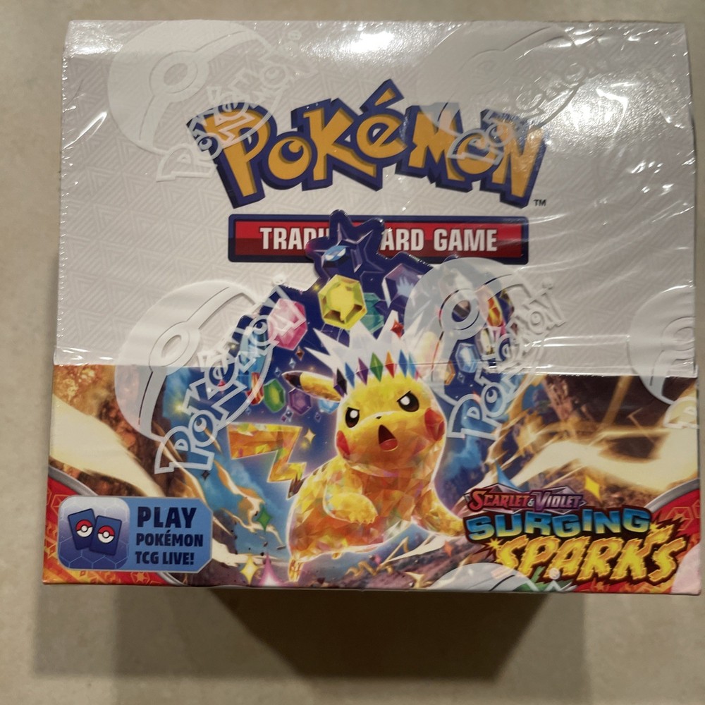 Pokémon TCG: Scarlet & Violet Surging Sparks Booster Box (36 Packs) NEW! SEALED!