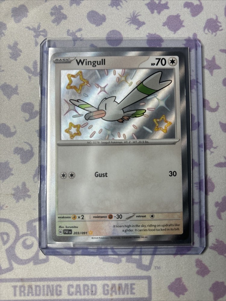 Wingull 203/091 Sv: Paldean Fates Holo