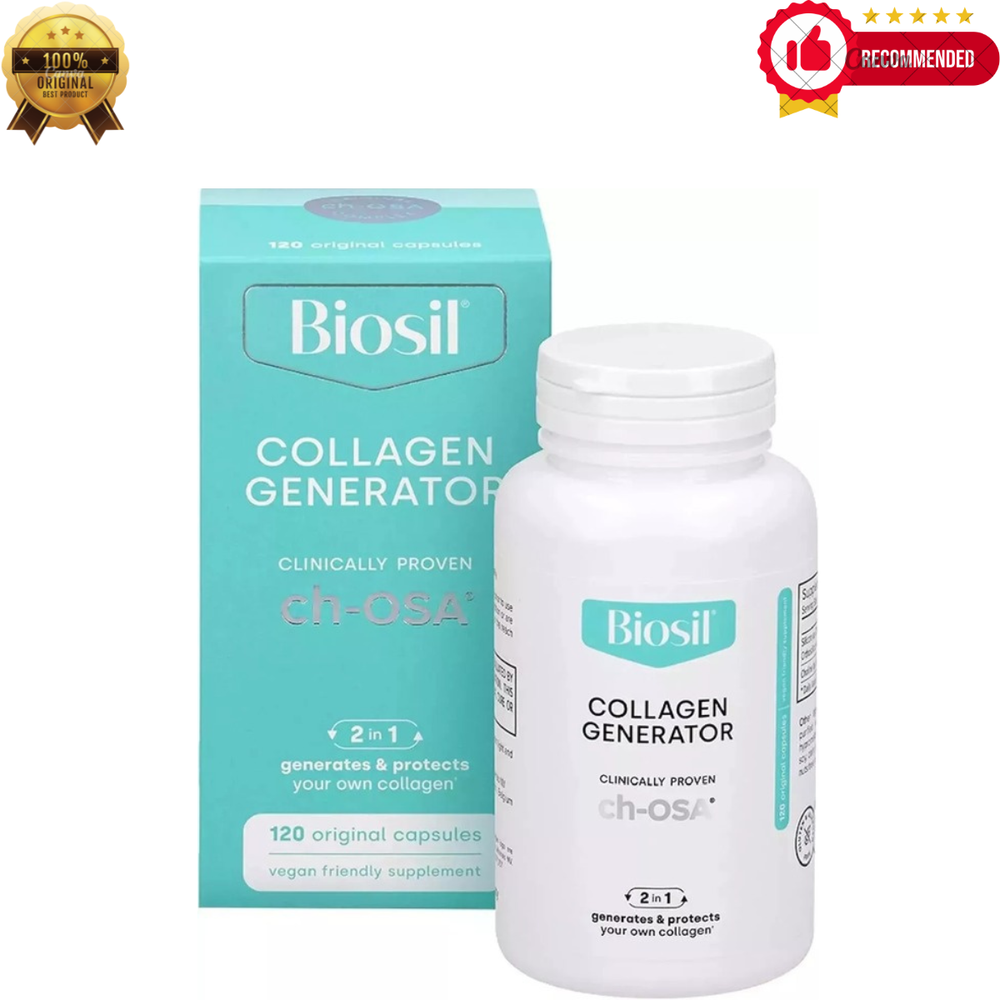 Biosil Collagen Generator 120 Capsules with ch-OSA for Healthy Skin