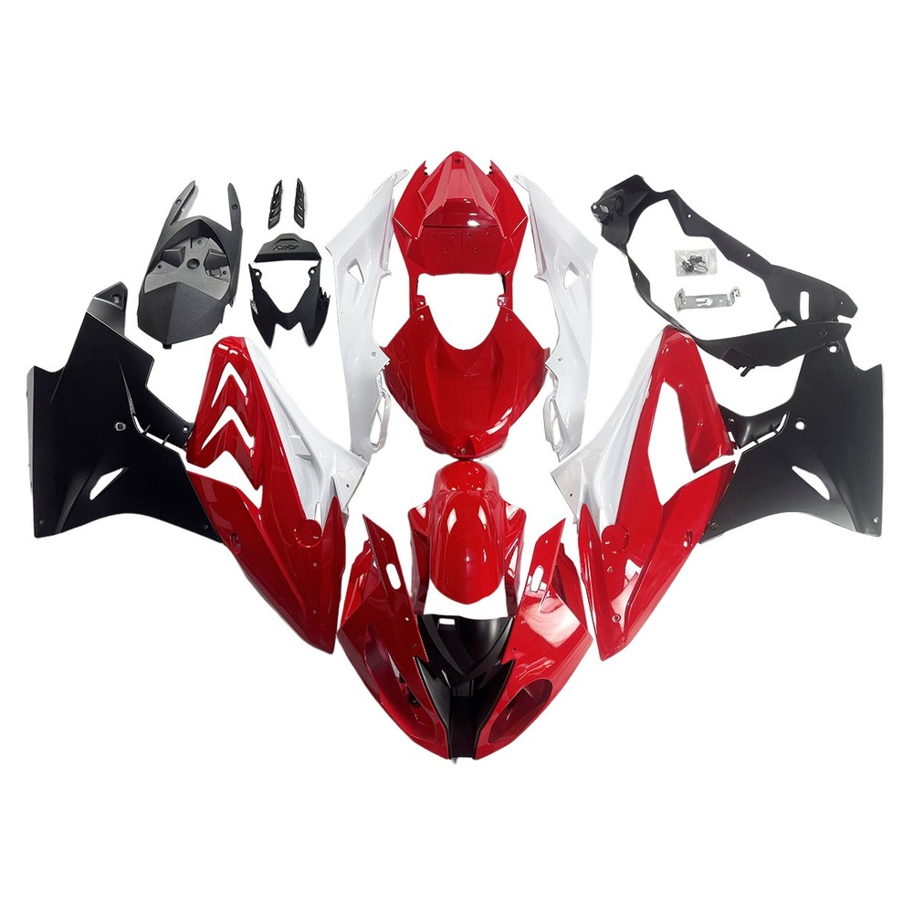 Red White Black Fairing Kit for 2017 2018 BMW S1000RR 17 18 ABS Plastic Bodywork