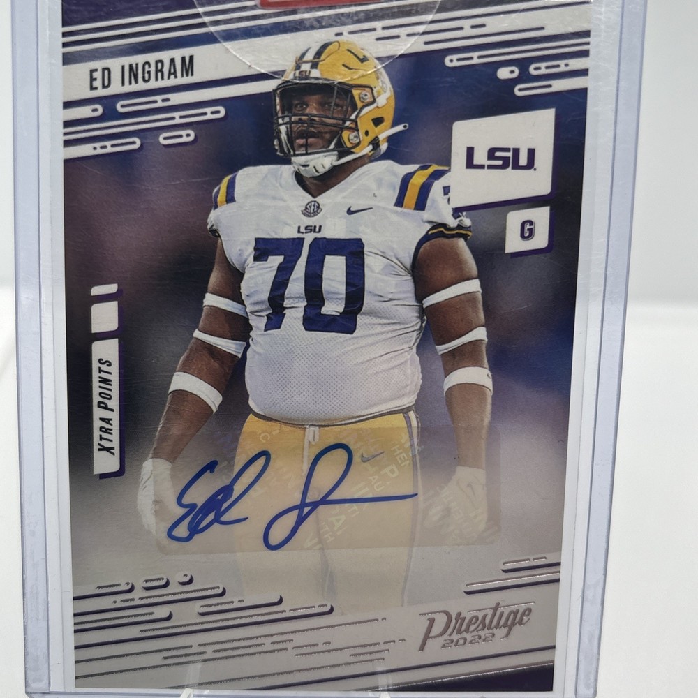 2022 Panini Chronicles Draft Picks - Prestige Xtra Points Signatures Ed Ingram