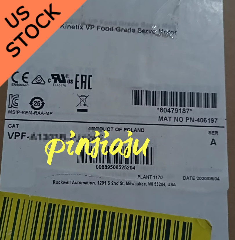 Original VPF-B0753E-PJ12AF Brand NEW AC Servo Motor US Stock Fast Free Ship