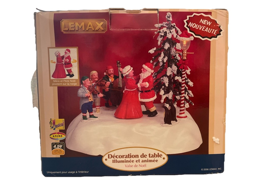 LEMAX Village Christmas Waltz Animated Lighted Table Accent with Missing Parts  -image