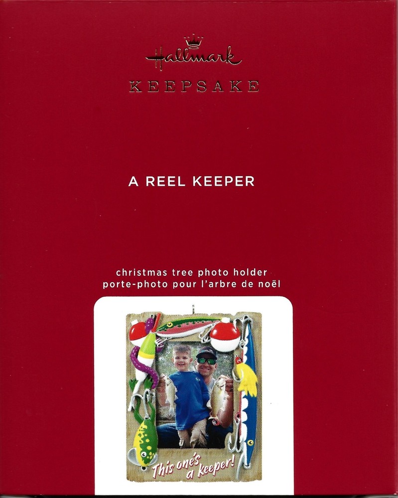 2020 Hallmark Keepsake A Reel Keeper Photo Holder Ornament New