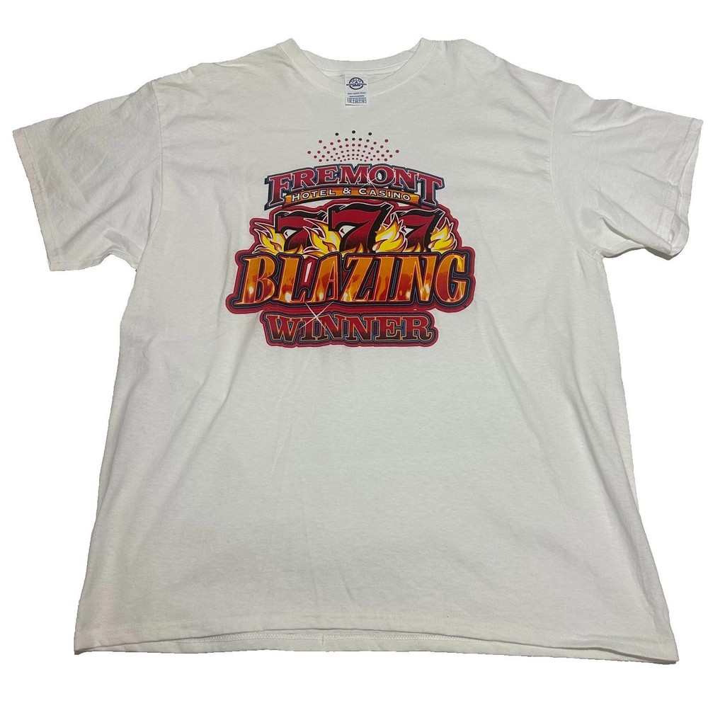 New Fremont hotel Casino Las Vegas Blazing 777 7’s Winner Shirt Men’s XL