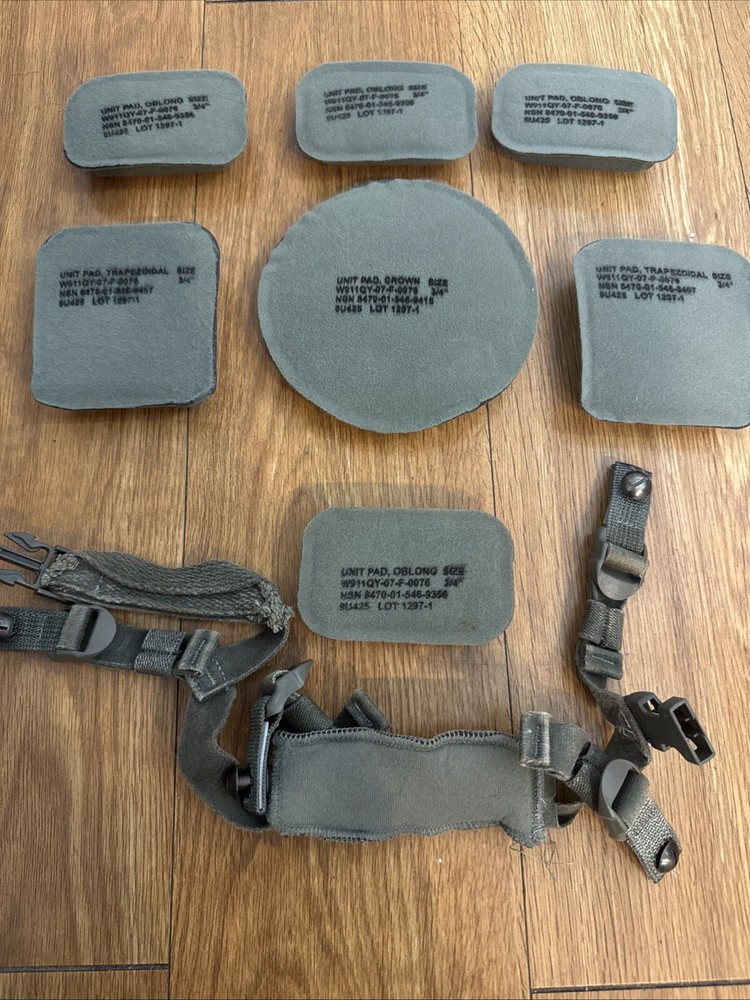 ACH Helmet Pad and Strap Replacement Set for Advanced Combat Helmet NSN 9356