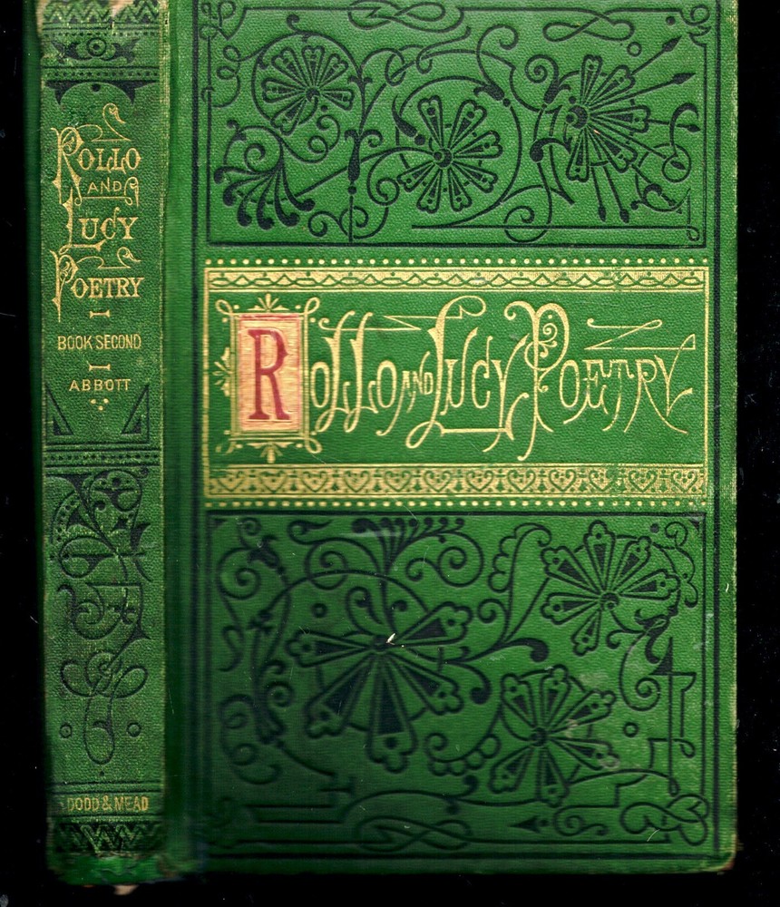 1870 Victorian Children's Classic Rollo & Lucy Poetry Illustrated First Edition