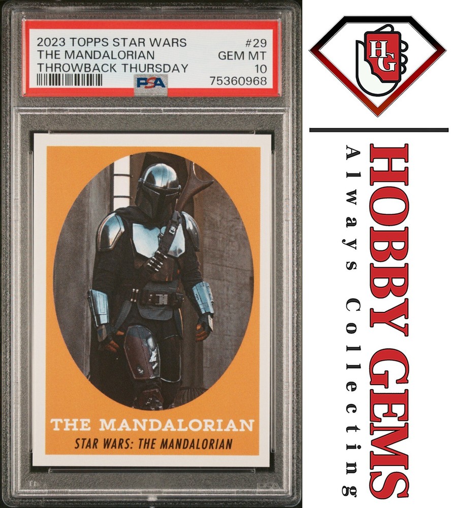 THE MANDALORIAN PSA 10 2023 Topps Star Wars Throwback Thursday TBT #29 C1
