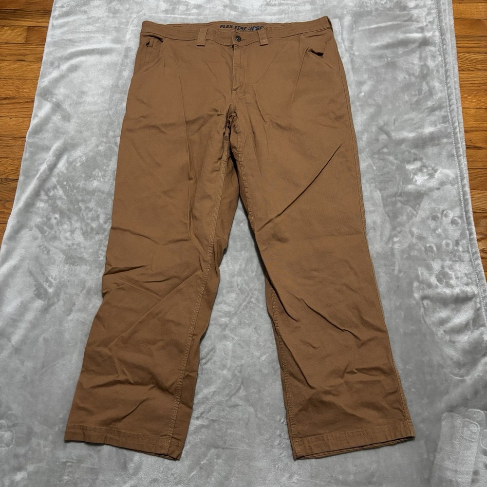 Duluth Trading Mens Flex Fire Hose Foreman Pants Utility Relaxed Fit Size 38x32
