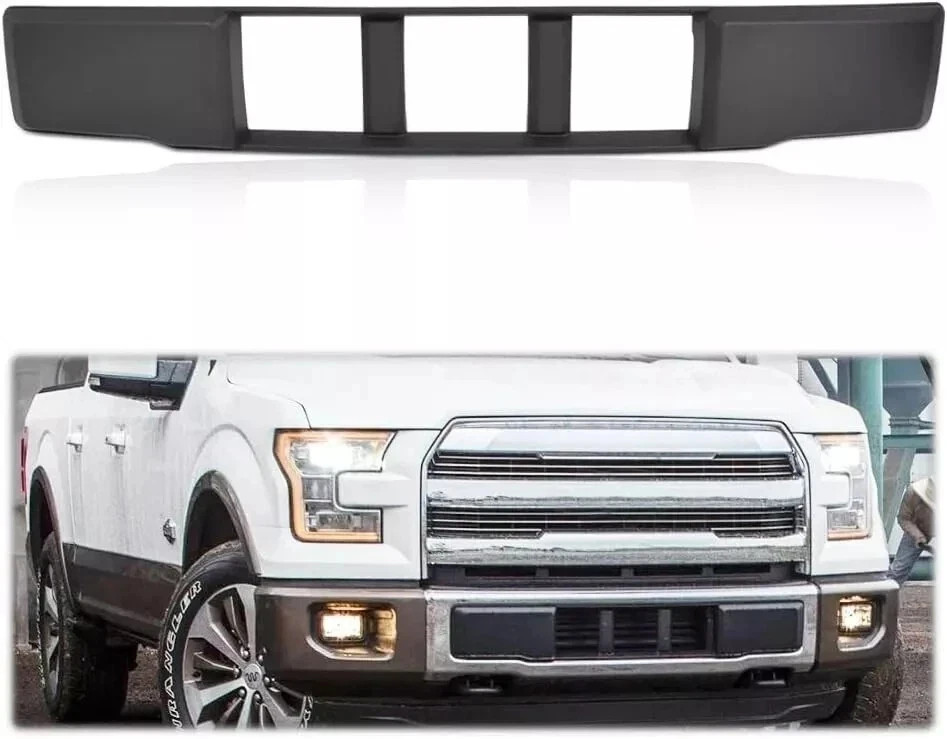 15-17 Ford F150 Front Bumper Lower Grill Grille Trim Panel Compatible With Ford-