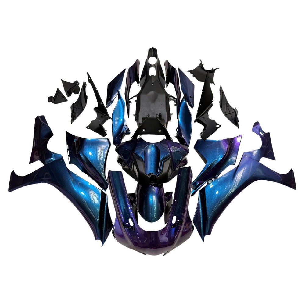 Injection Chameleon Blue Purple Fairing Kit for Yamaha YZF R1 2020-2022 Bodywork