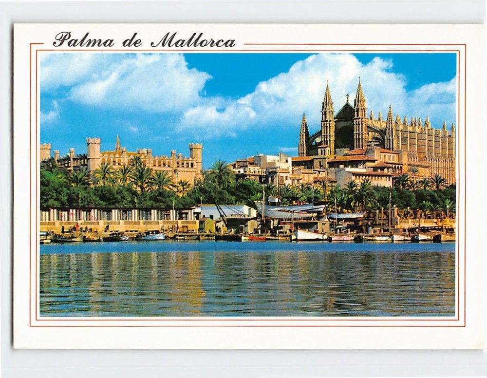 Postcard La Catedral Palma Spain