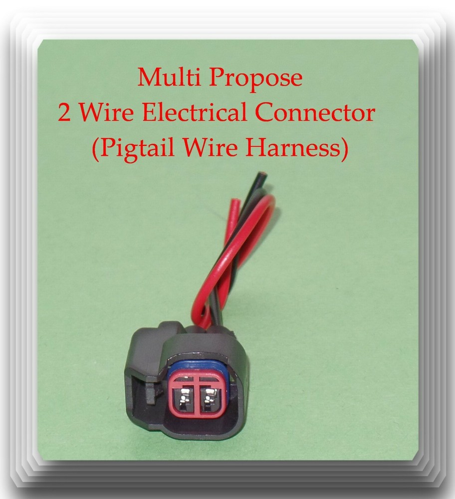 2 Wires Multi Purpose Electrical Connector Fits: ABS  Fuel Injector Horn Sensors-image