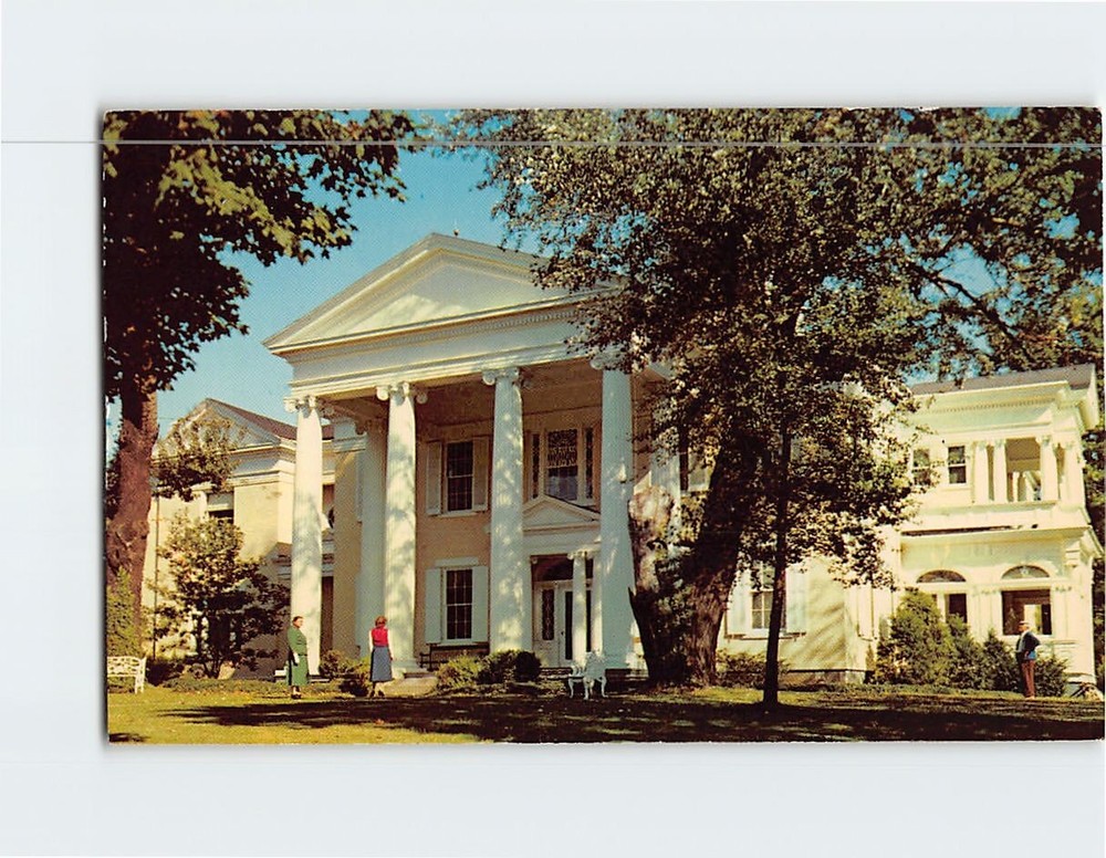 Postcard Mansion House Museum Oglebay Park Wheeling West Virginia USA