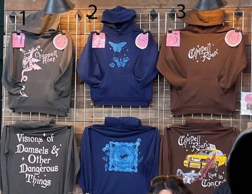 HOT!! Chappell Roan Concert Music Inspired 2025 Double Sided Hoodie