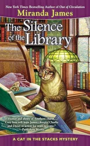 The Silence of the Library (Cat in - Paperback, by James Miranda - Very Good x
