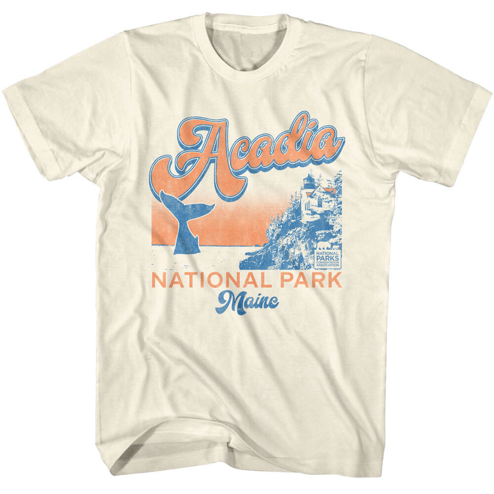 Acadia Whale Tale Men's T Shirt-image