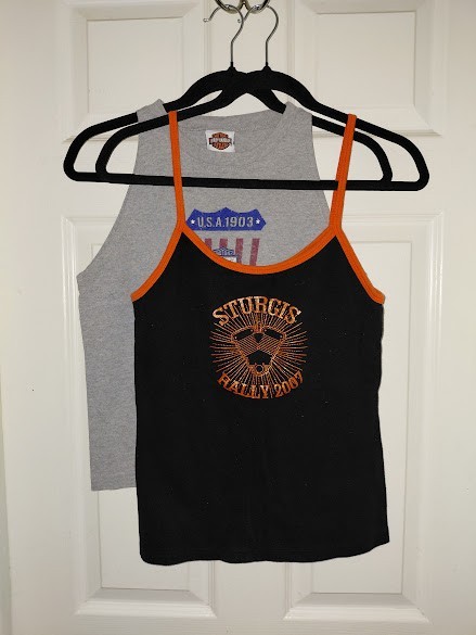 Vintage Y2K 2ct Harley-Davidson Sturgis Women's Mini Shirts Tank & Camisole M/L