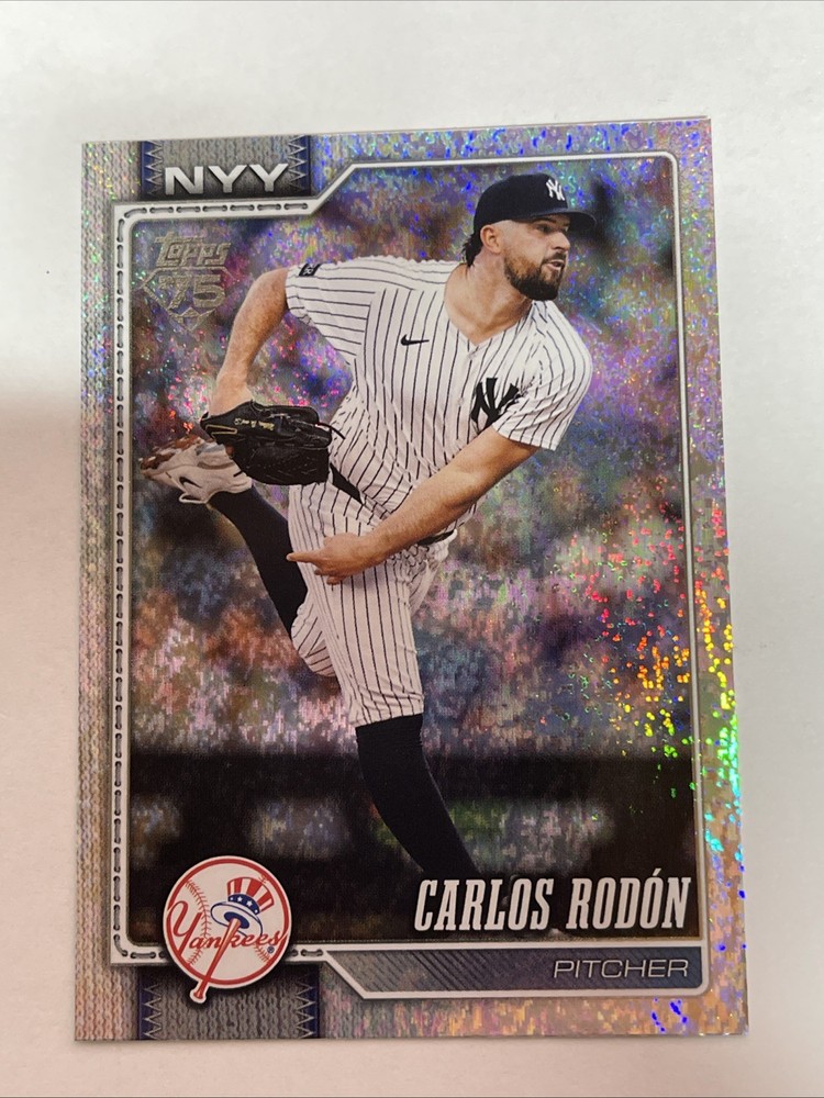 2026 Topps Series 1 Carlos Rodon Sandglitter Yankees