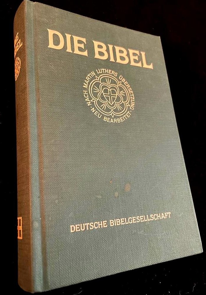 Die Bibel Hardcover Book Martin Luther Translation German Bible Society Deutsche