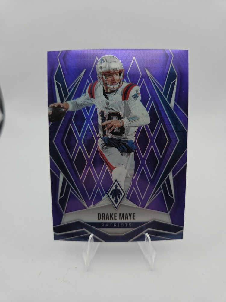 2025 Phoenix Drake Maye #111 Purple Winter Parallel /249 Patriots!!