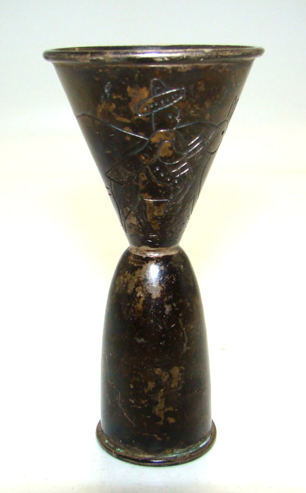 Sanborns Mexican Sterling Silver Jigger Shot Glass