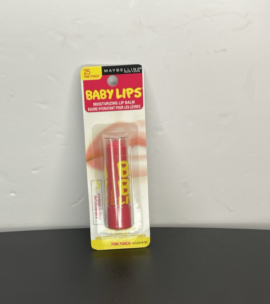 Maybelline Baby Lips Pink Punch Moisturizing Lip Balm 4.4g Soft Hydrating