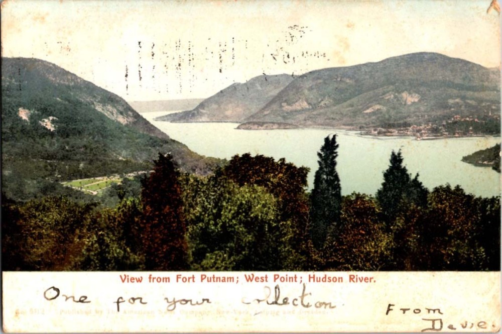 Pre-1907 NATURE SCENE West Point - Near Newburgh & Peekskill New York NY BC0676