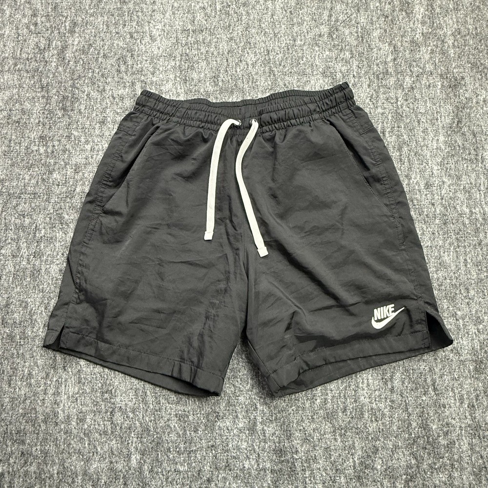 Nike Woven Flow Shorts Men’s XS Neon Green Nylon Mesh Lined Y2K Activewear