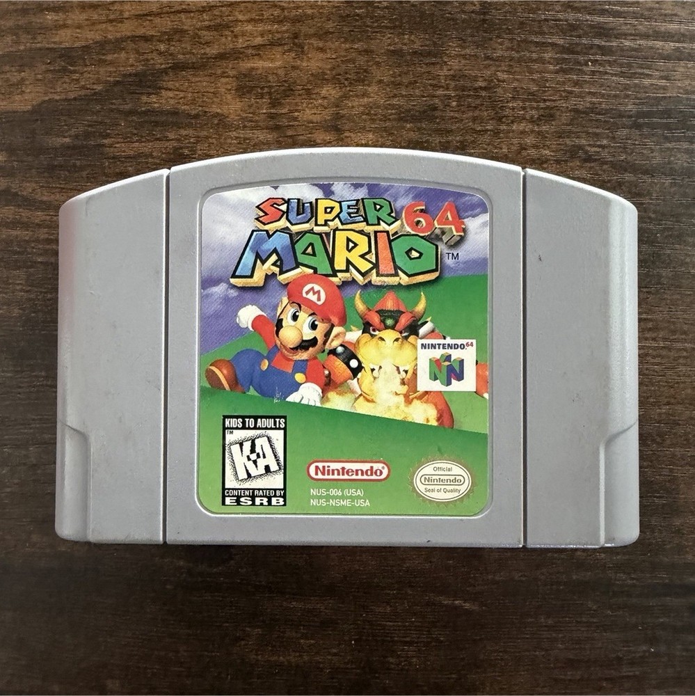 Nintendo Super Mario 64 (1996) Nintendo 64 N64 Game Cartridge NTSC-U/C