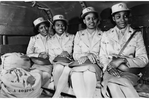 WAACs off for Fort Clark,1943-1945,African American,Military Service,Texas,TX