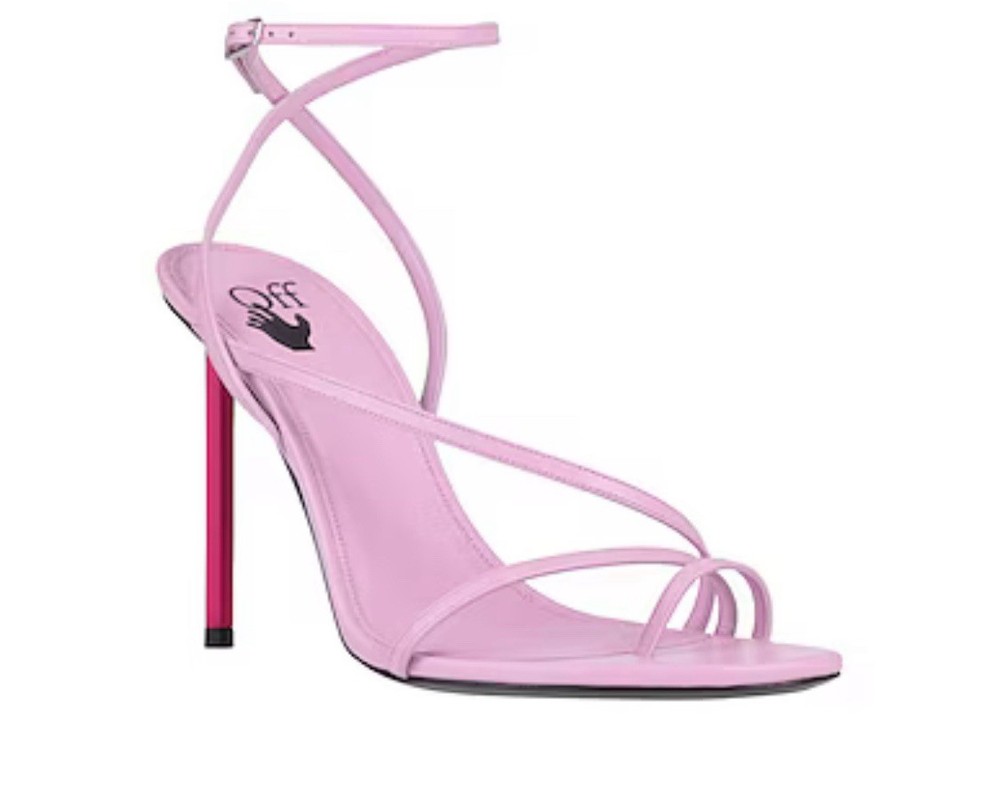 OFF-WHITE Allen 110 mm Leather Strappy Sandals size 41 / US 11