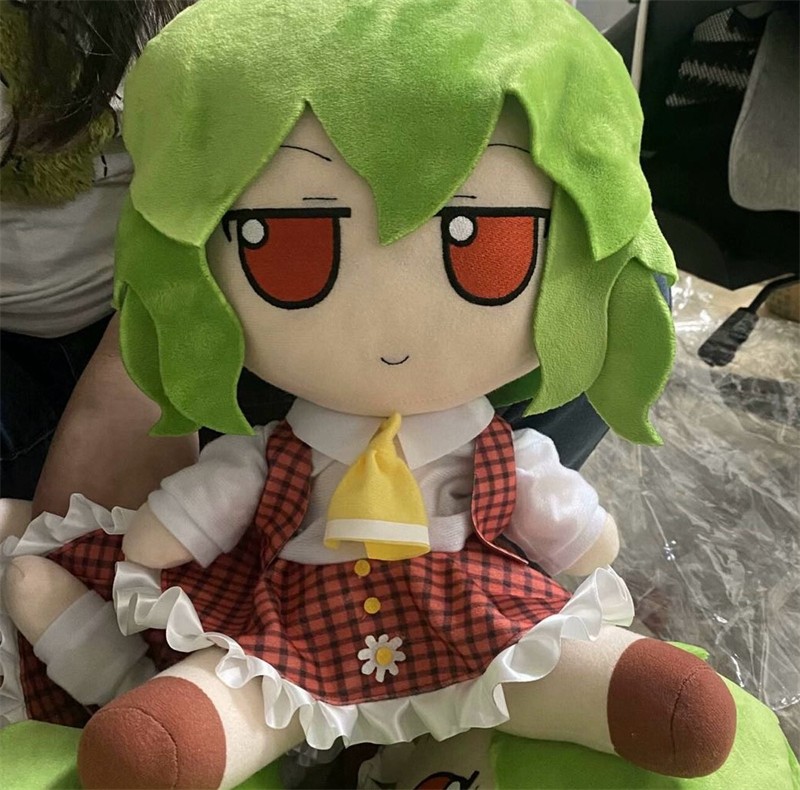 TOUHOU PROJECT FUMO Kazami Yuuka Plush Doll Sitting Pose Stuffed Toy 35cm Gift