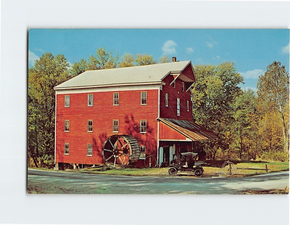 Postcard Adams Mill on Wildcat Creek Indiana USA