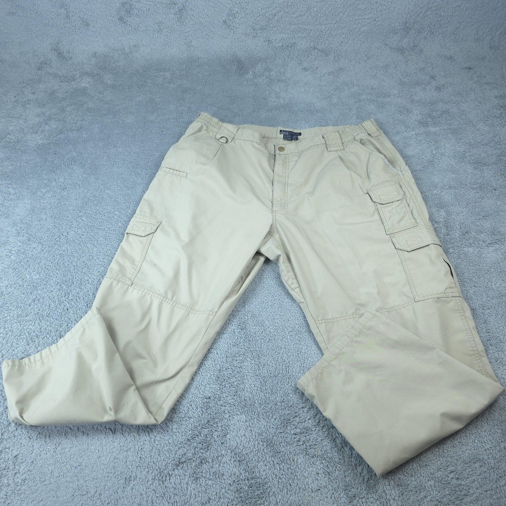5.11 Tactical Pants Mens 44x32 Beige Taclite Pro Cargo Workwear Army Outdoor