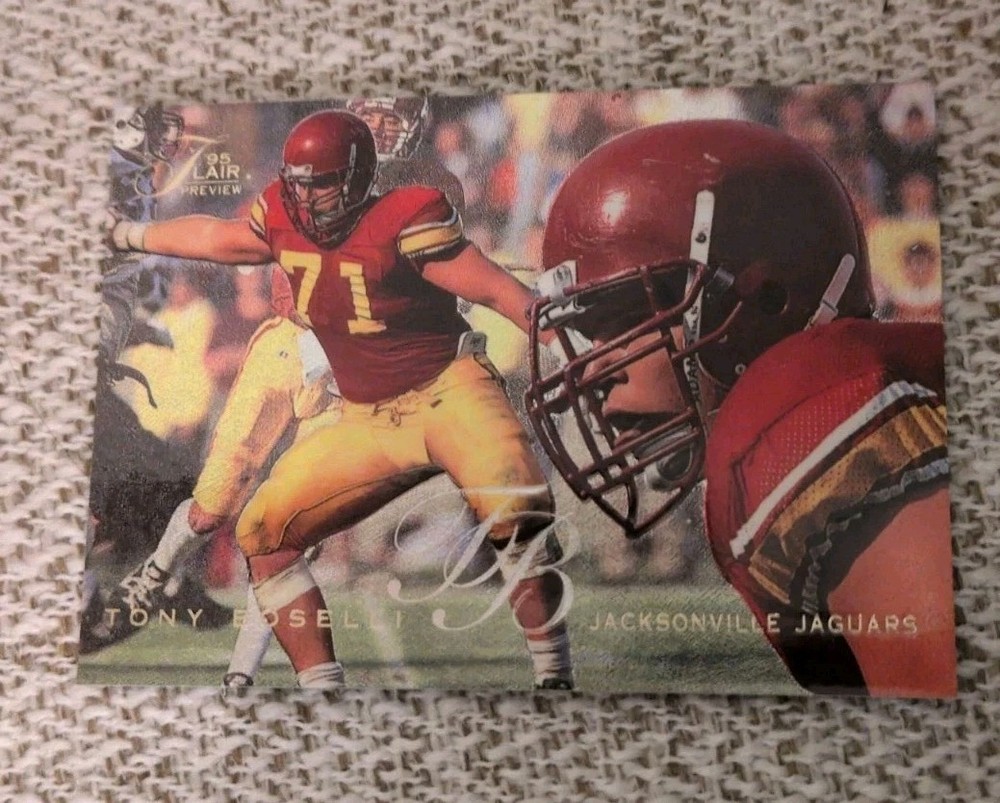 1995 Fleer #14 Tony Boselli - Flair Preview RC FREE SHIPPING!