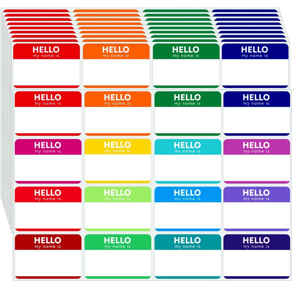 Zacool Name Tag Stickers (3