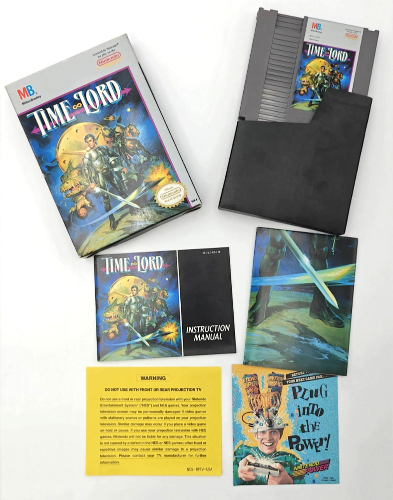 Time Lord – 1990 Vintage Nintendo NES Game CIB Complete Authentic Cart