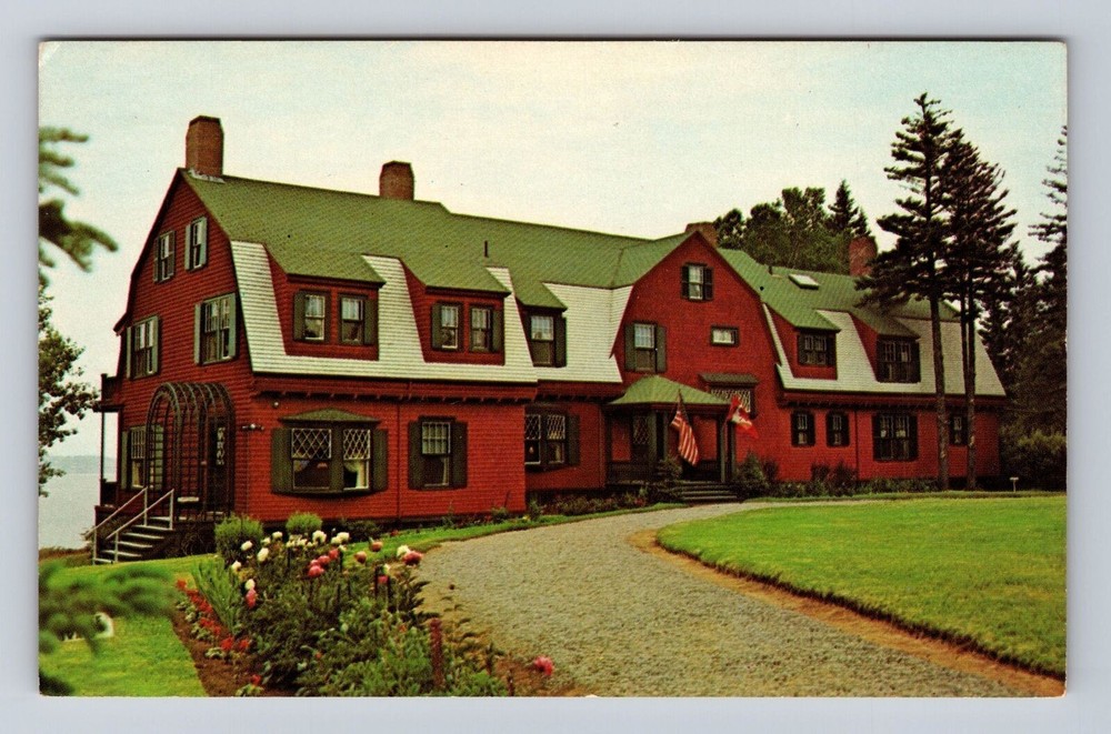 Campobella Island New Brunswick-Canada, Roosevelt Summer Home, Vintage Postcard