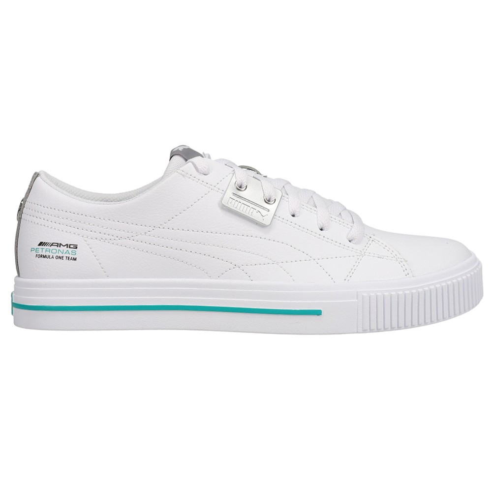 PUMA Mapf1 Ever Lace Up  Mens White Sneakers Casual Shoes 307085-01