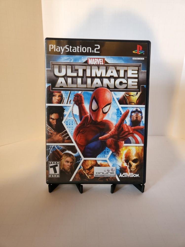 Marvel: Ultimate Alliance (PS2, 2006) Black Label, CIB, Clean, Tested, Pristine