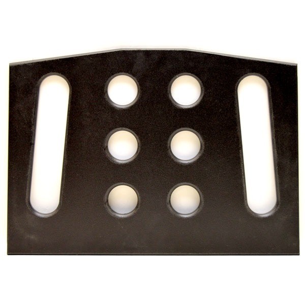 Ranger Boat Rod Holder Panel 7R01 | 386XF 19 Inch Black Starboard