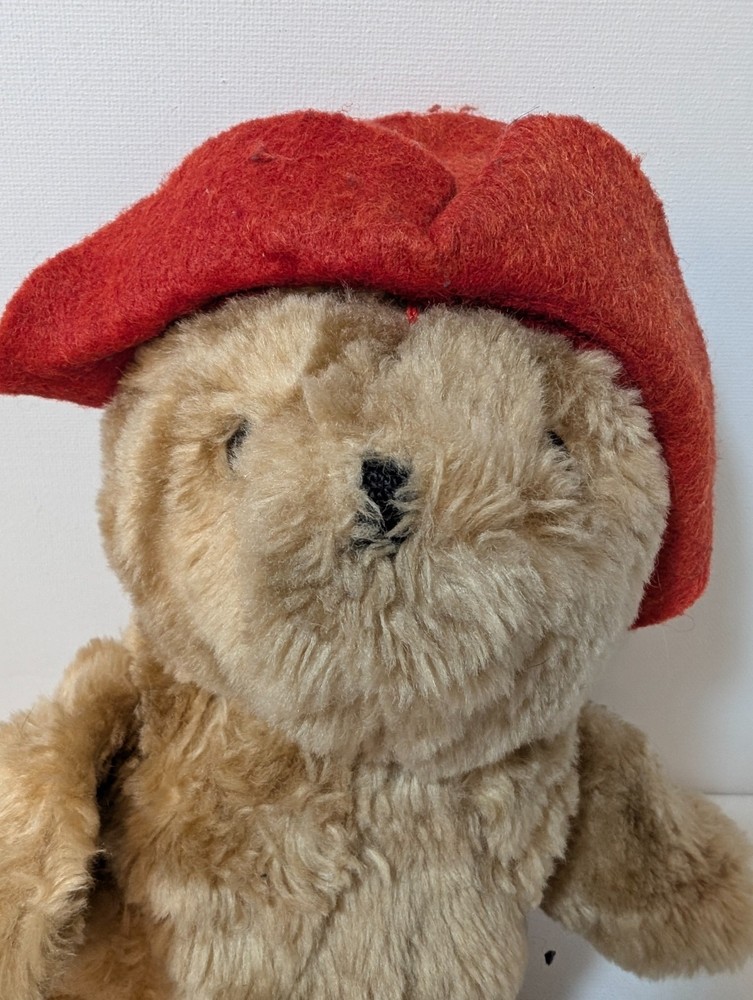 Vintage Paddington Bear Eden Toys Darkest Peru Red Hat Boots Plush 10