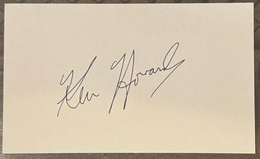 Ken Howard Signed 3