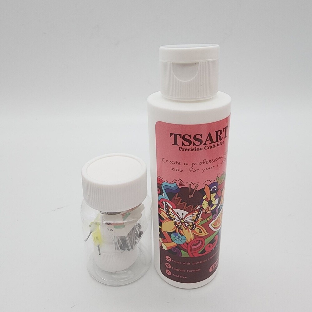 Precision Craft Glue Tip Kit 130ML Acid Free Dries Clear Scrapbooking Glue-image