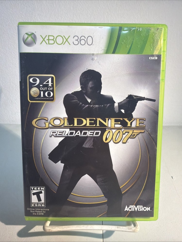 GoldenEye 007: Reloaded (Microsoft Xbox 360, 2011) CIB, Tested & Working