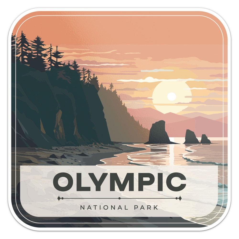 Olympic National Park USA Vinyl Decal Car Bumper Sticker