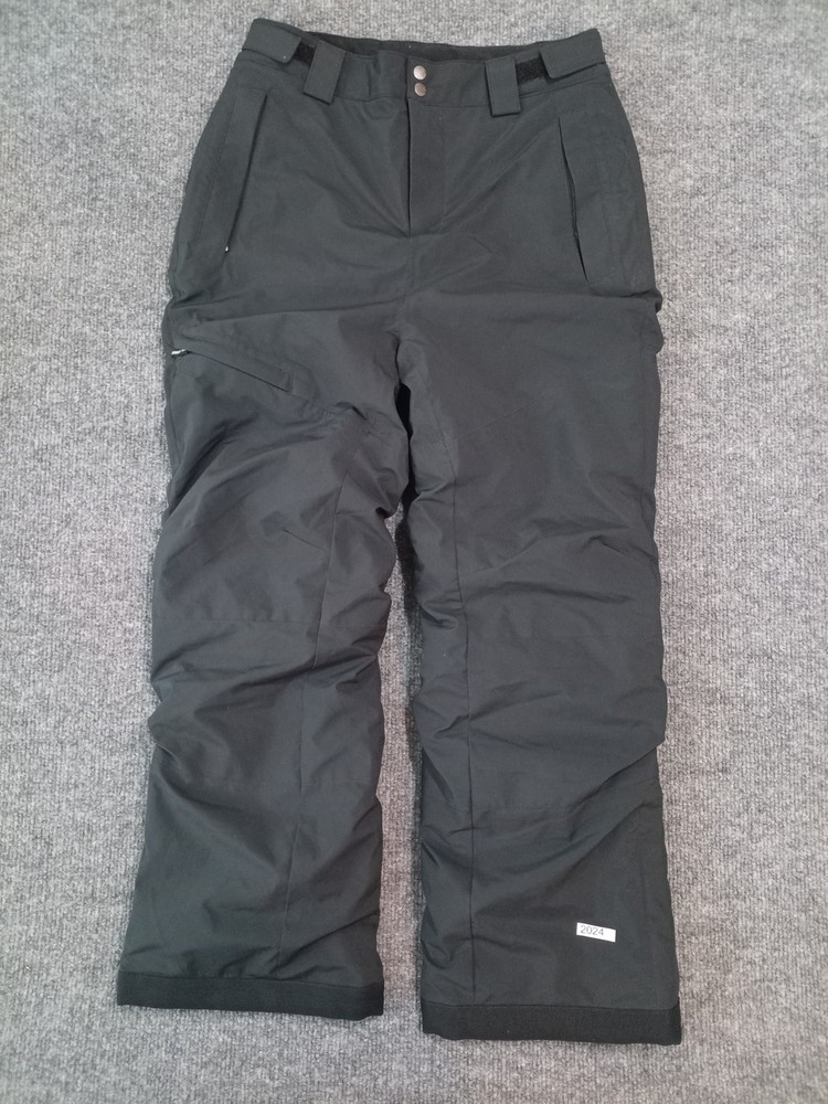 Columbia Omni-Tech Black Snow Ski Pants Men’s Medium Waterproof Winter Pants