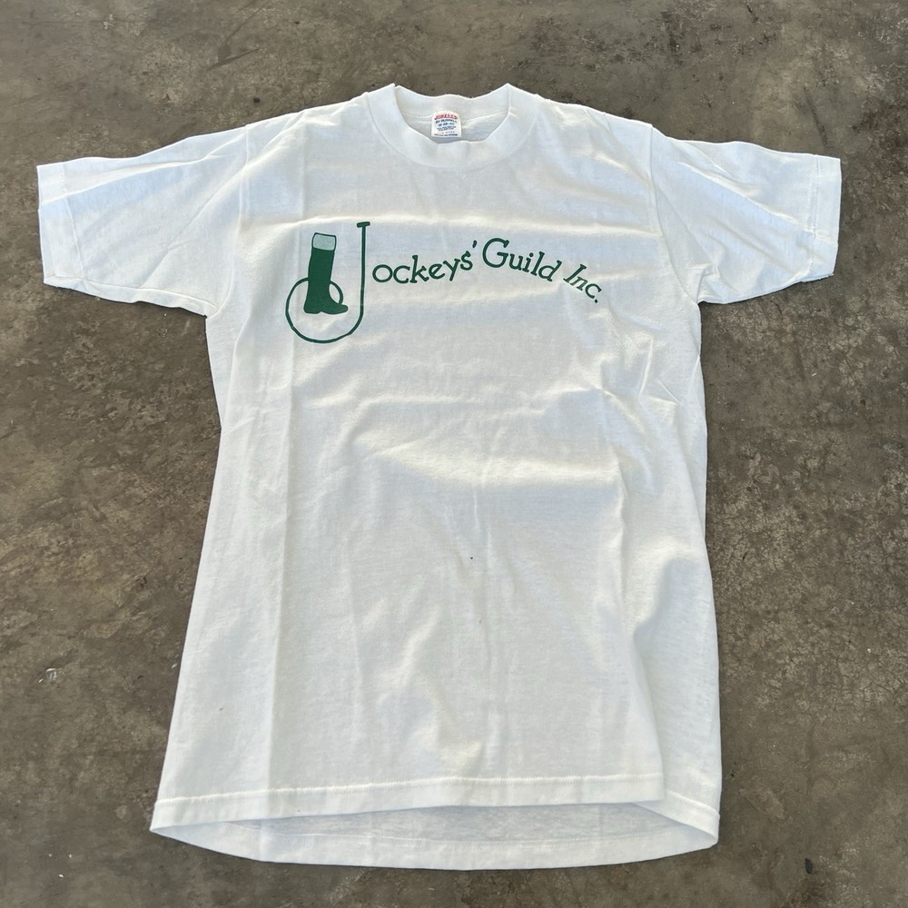 Vintage jockey’s Guild Inc. T-shirt medium single stitch jerzees Read” Vtg 80s